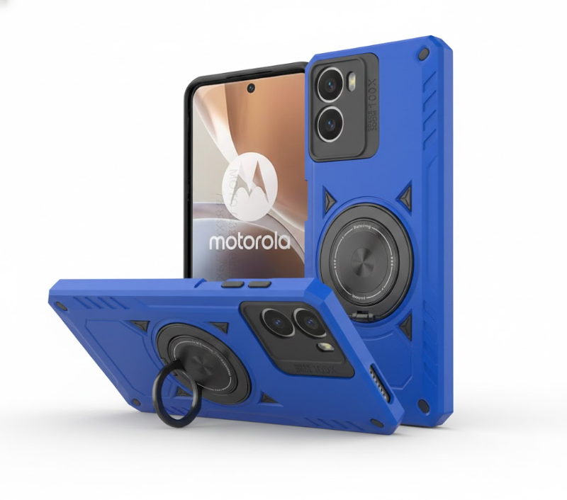 moto g06 funda de uso rudo con anillo magnetico