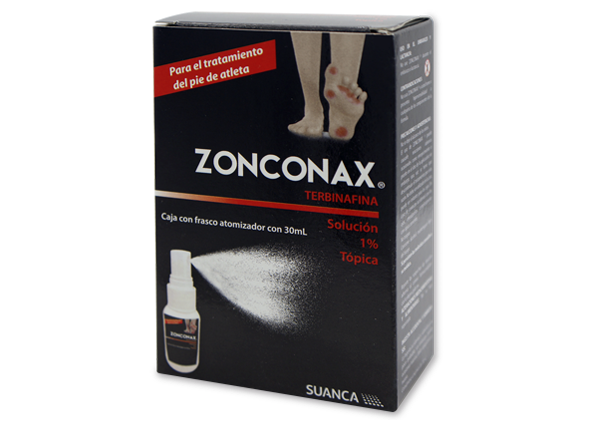terbinafina 30ml sol 1% spray-zonconax