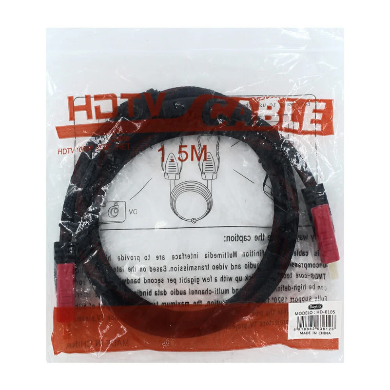 Cable hdmi macho 1.5 metros gqx-01