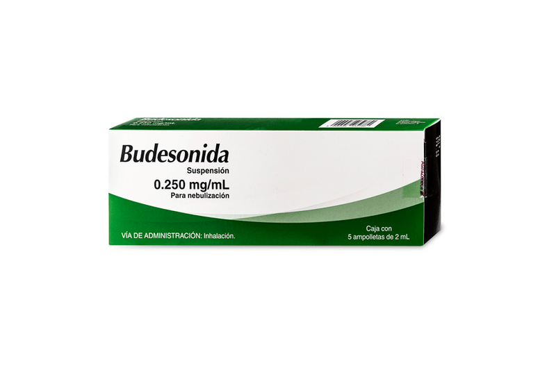 budesonida 0.500mg/2ml o 0.250mg/ml 2ml