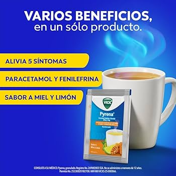 parecetamol/fenilefrina 5g sob 1pz vick pyrena (3x50)