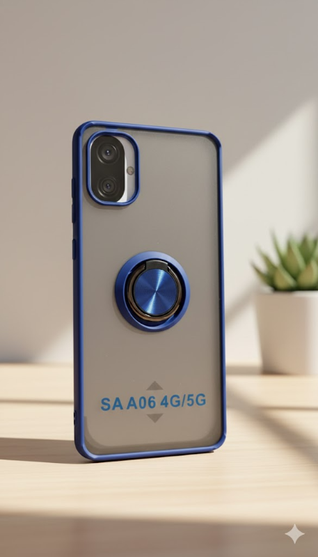 samsung a06/a07 funda uso rudo con anillo + mica