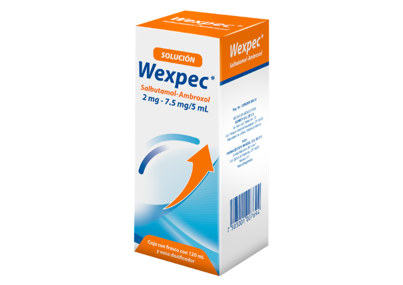 Ambroxol/salbutamol 120 ml-wexpec