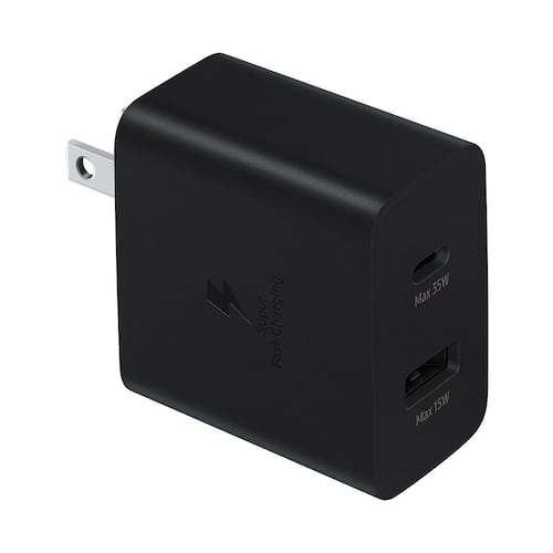 cargador de doble puerto 35w samsung s22-5g