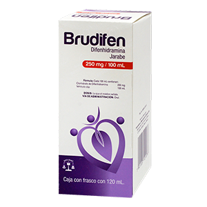 difenhidramina 250mg jbe 120ml-brudifen