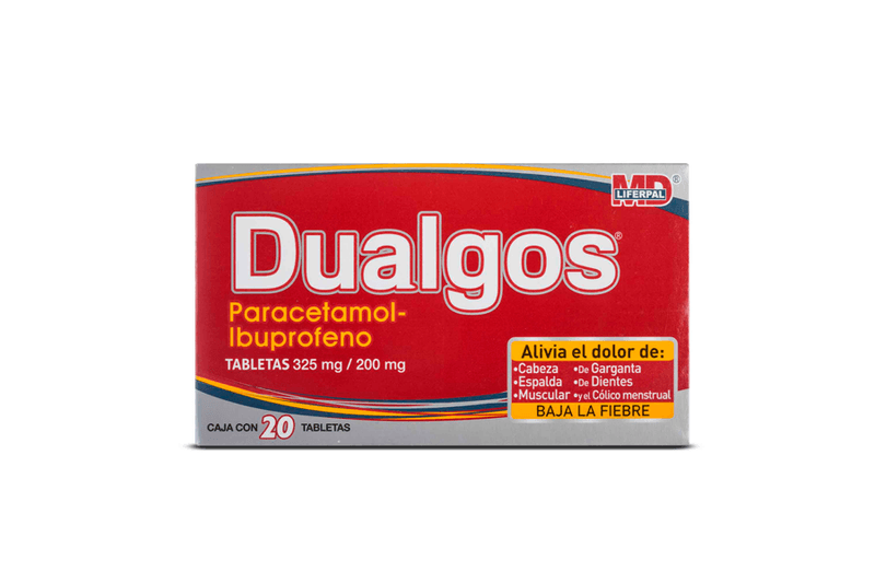 paracetamol/Ibuprofeno 20Tab dualgos