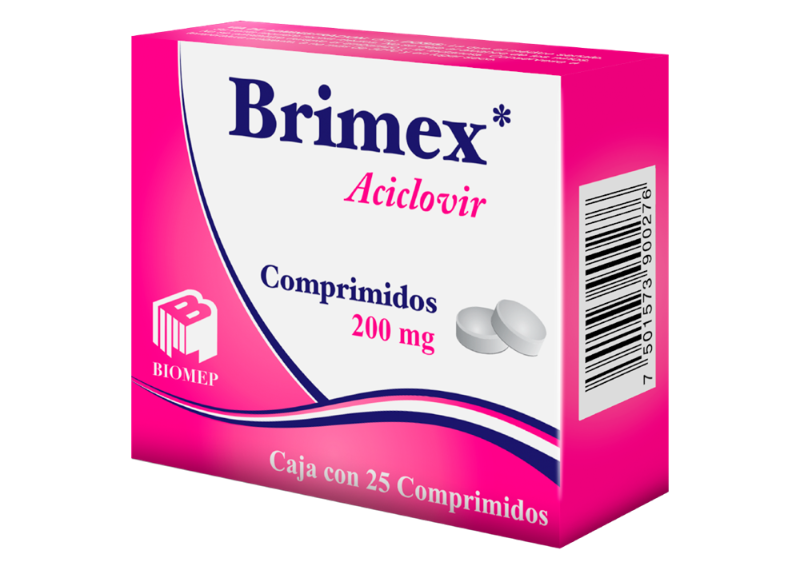 Aciclovir 200mg 25Tab brimex