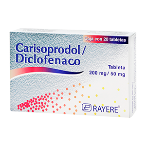 carisoprodol/diclofenaco 20Tab