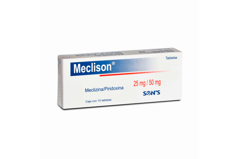 meclizina/piridoxina 10Tab meclison