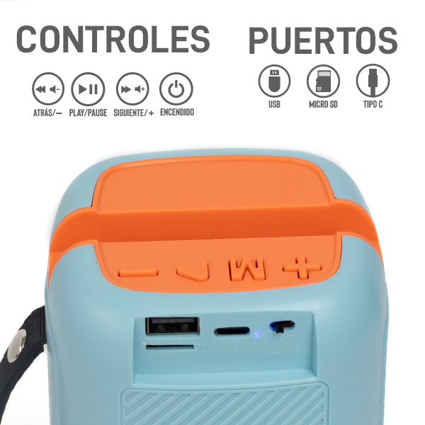 Altavoz Portatil Bocina Buytiti Modelo Ch-J2132