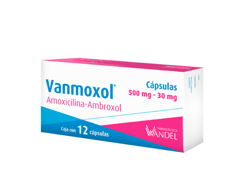 Amoxicilina/Ambroxol 500mg 12cap