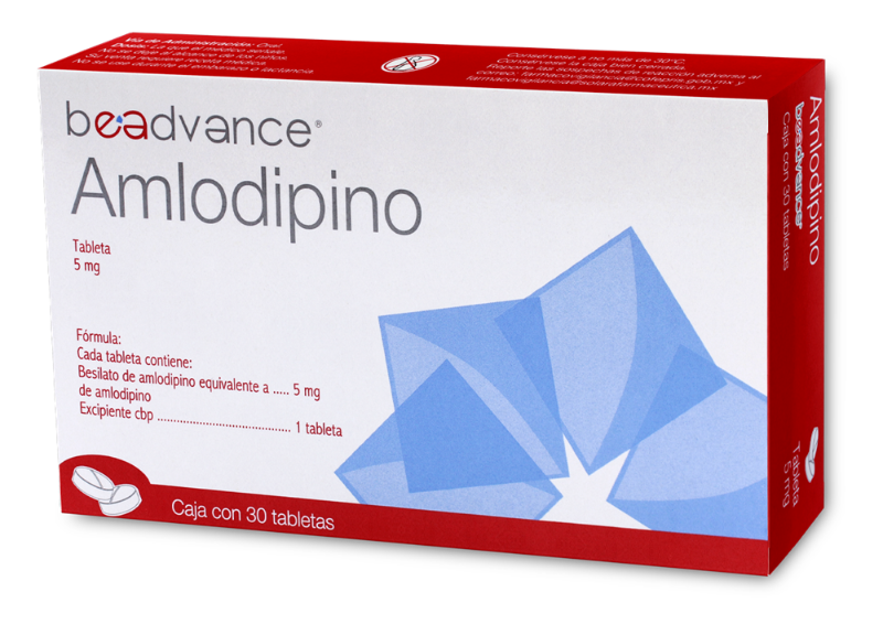 Amlodipino 5mg 10Tab (3x2)