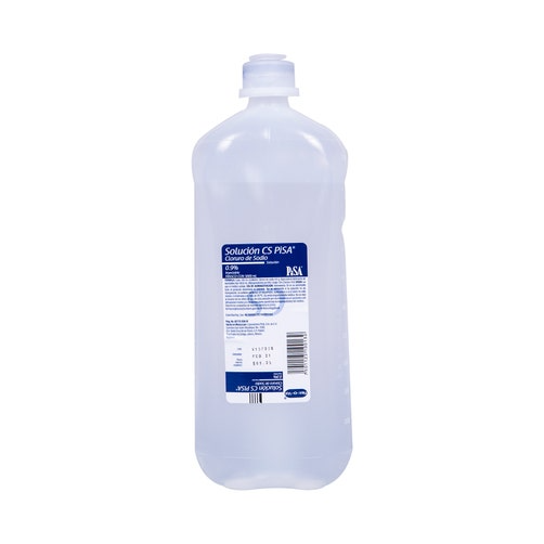 cloruro de sodio 0.9%(pisa) sol iny 1000 ml
