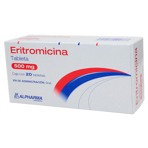 eritromicina 500mg 20Tab