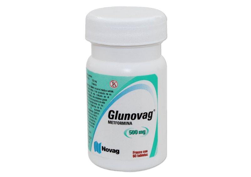 metformina 500mg 60Tab glunovag