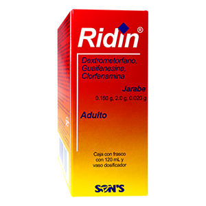 Dextrometorfano/guaif/clorf jbe ad 120ml ridin