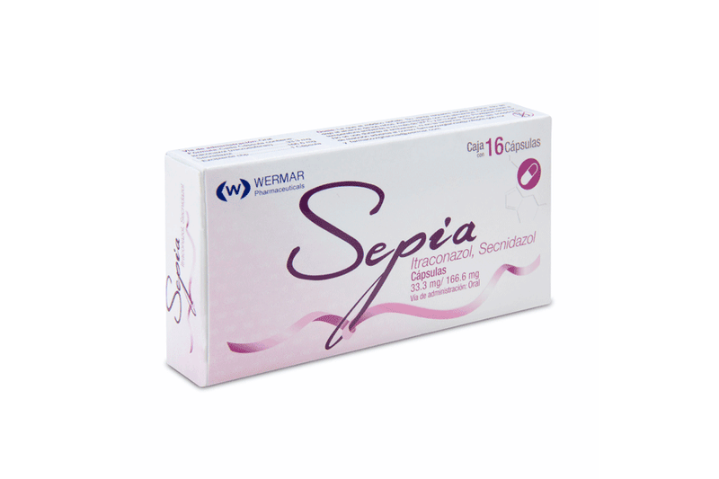 itraconazol/secnidazol 16cap