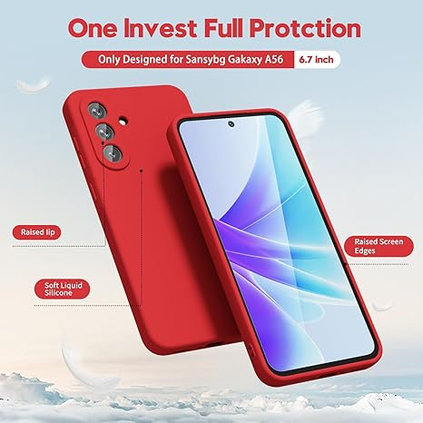 samsung a36/a56  funda de silicon