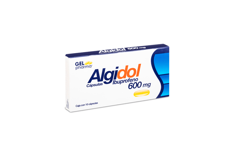 Ibuprofeno 600mg 10cap algidol