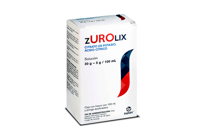 citrato de potasio/acido citrico 150 ml