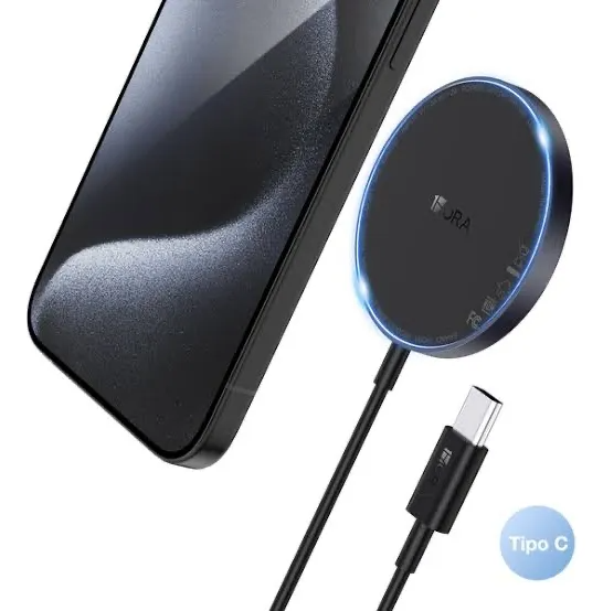 cargador inalámbrico gar281 1hora 15w