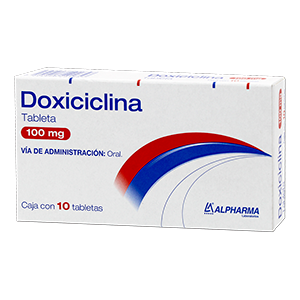 doxiciclina 100mg 10 Tab
