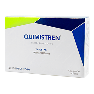 hierro/Acido folico 100mg/800mcg 30grag