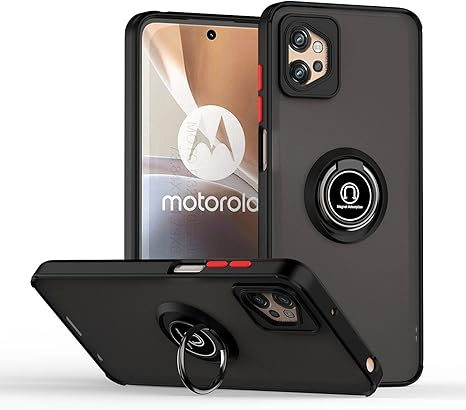 moto g32 funda de uso rudo con anillo +mica