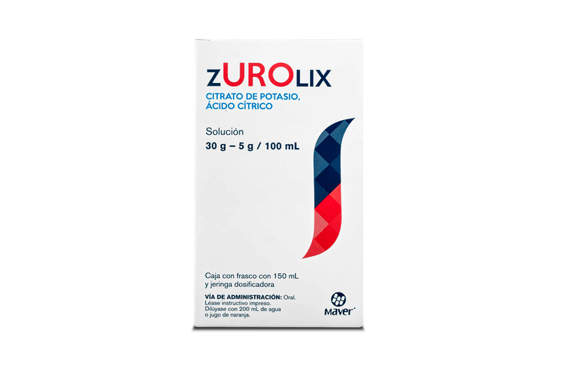 citrato de potasio/acido citrico 150 ml