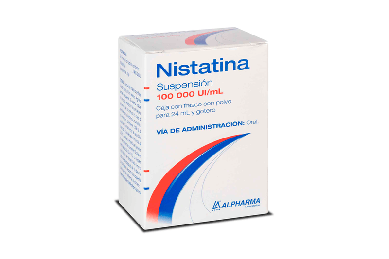 nistatina 100000ui polvo suspension