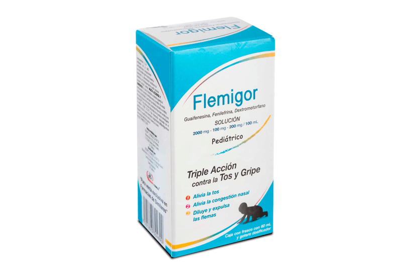 Guaifenesina/fenil/Dextrometorfano ped 60ml