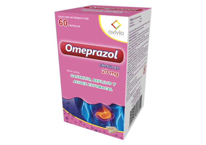 omeprazol 20mg 60 cap