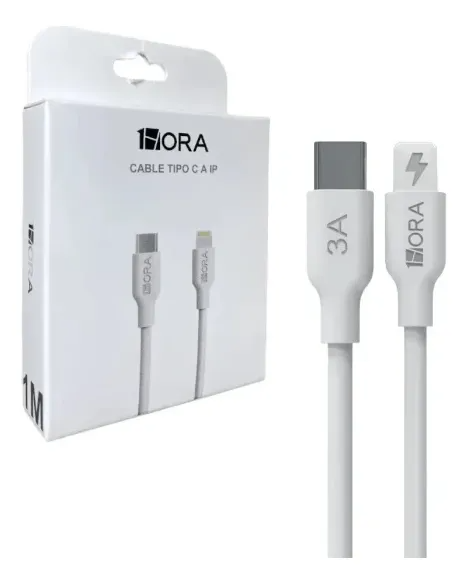 Cable tipo c a ip 3a 1 mt 1 hora cab258
