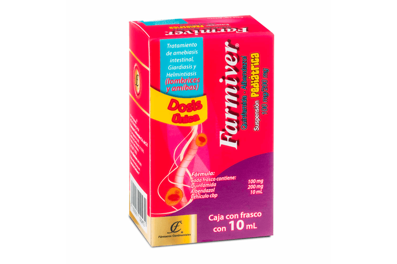Quinfamidaamida/Albendazol ped 10ml farmiver