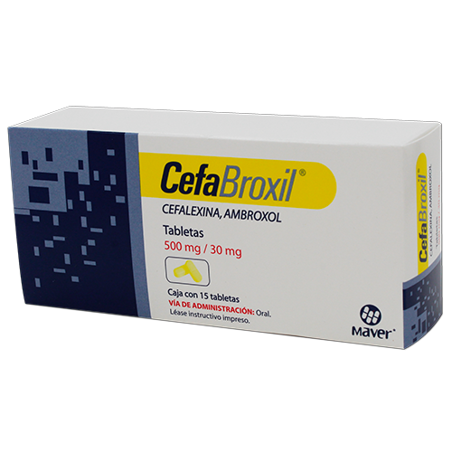 cefalexina/Ambroxol 500/30mg 15Tab cefabroxil