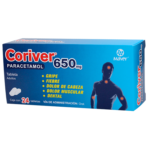 paracetamol 650mg 24 Tab