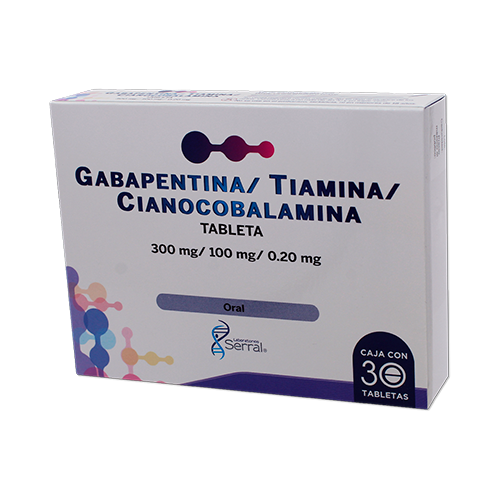 gabapentina/vit b1/vit b12 30Tab