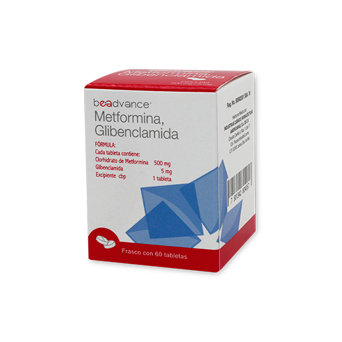 metformina/glib 500/5mg 60Tab