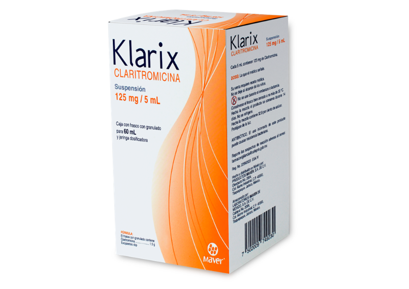 claritromicina 125mg susp 60ml