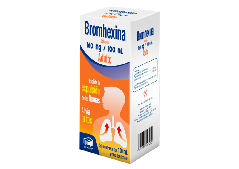 Bromhexina 160mg/100ml ad jbe