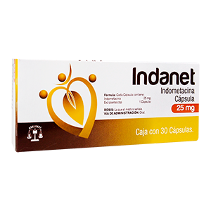 indometacina 25mg 30cap indanet