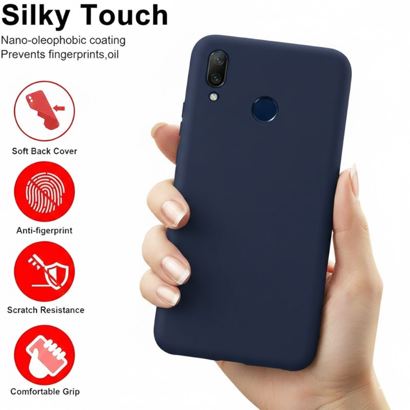 huawei y9 2019 funda de silicon