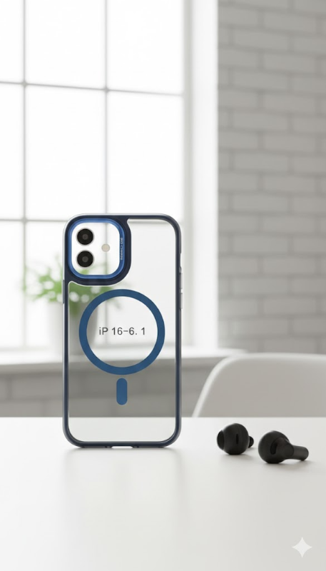 iphone 16 funda magsafe arcoiris + mica ip 16