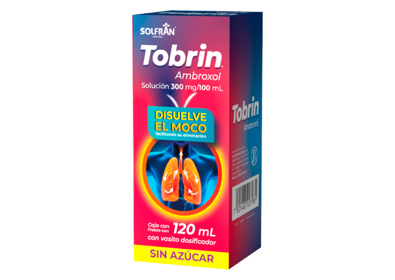 Ambroxol jbe sol 120ml sin azucar tobrin