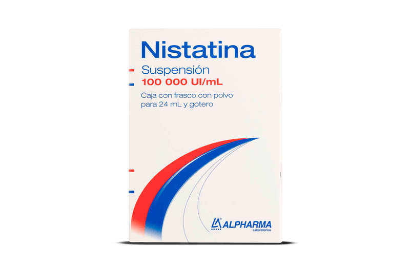 nistatina 100000ui polvo suspension