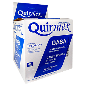 gasa esterilizada 100 sob 10x10 cm