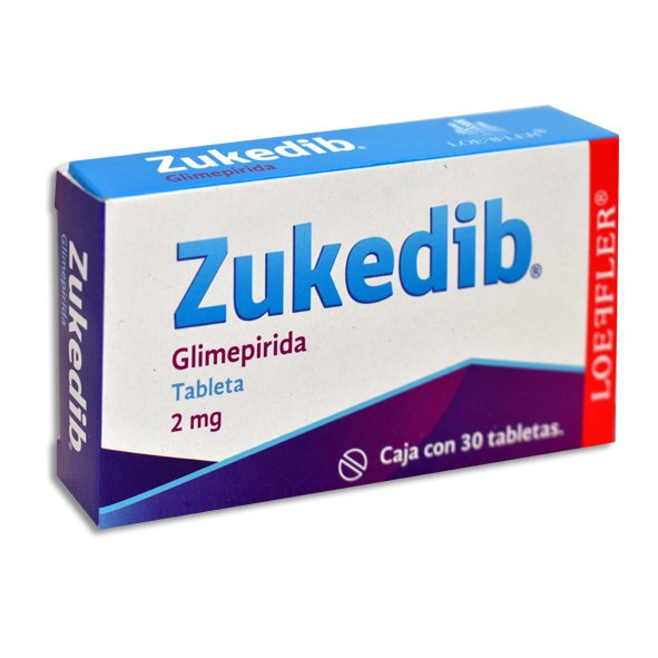glimepirida 2mg 30Tab zukedib
