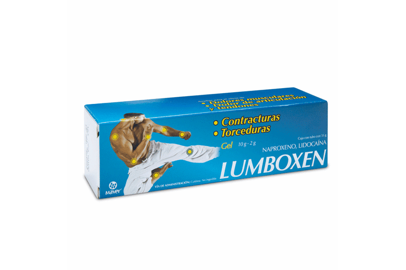 naproxeno/lido gel topico 35gr lumboxen azul