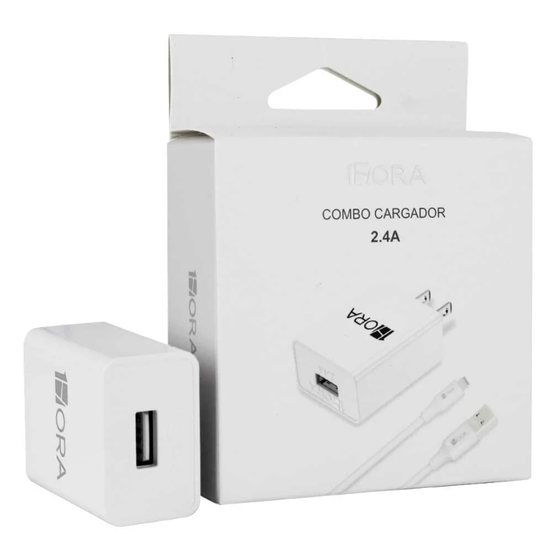 combo cargador iphone 1hora 12w  gar143