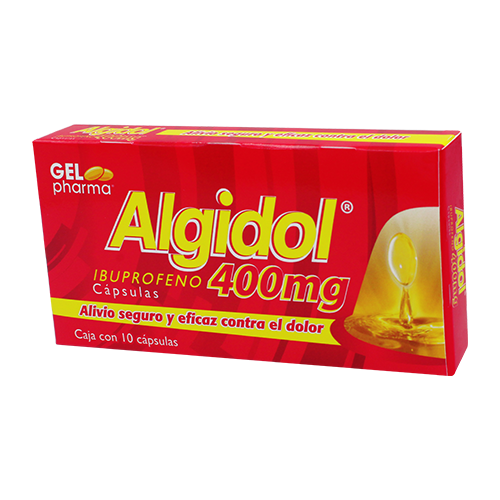 Ibuprofeno 400mg 10 cap-algidol